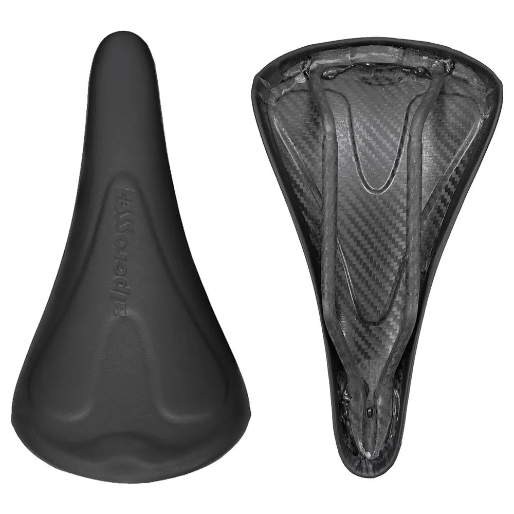 Alpcross Components Epic Carbon Sykkelsete, Black, 131mm