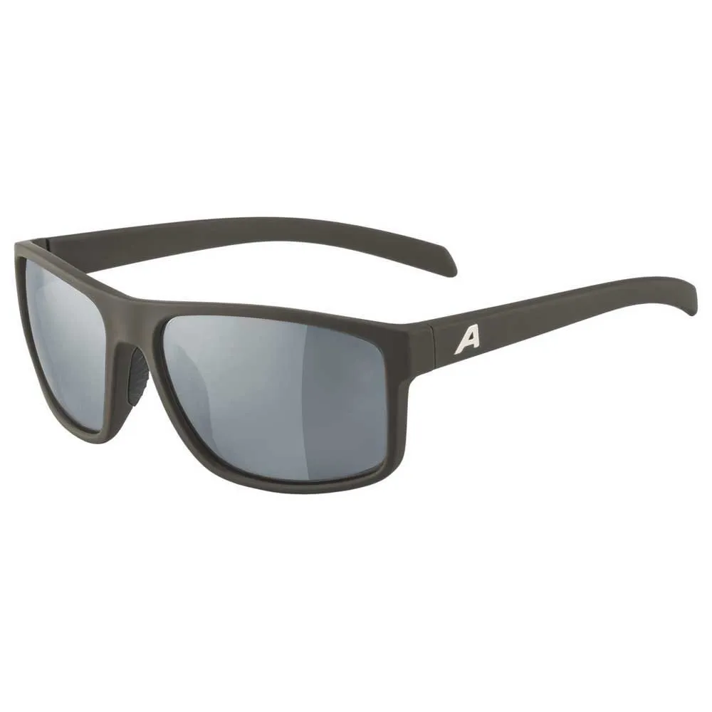 Alpina Nacan I Speilvendte Polariserte Solbriller, Coffee / grey matt, Black Mirror/CAT3