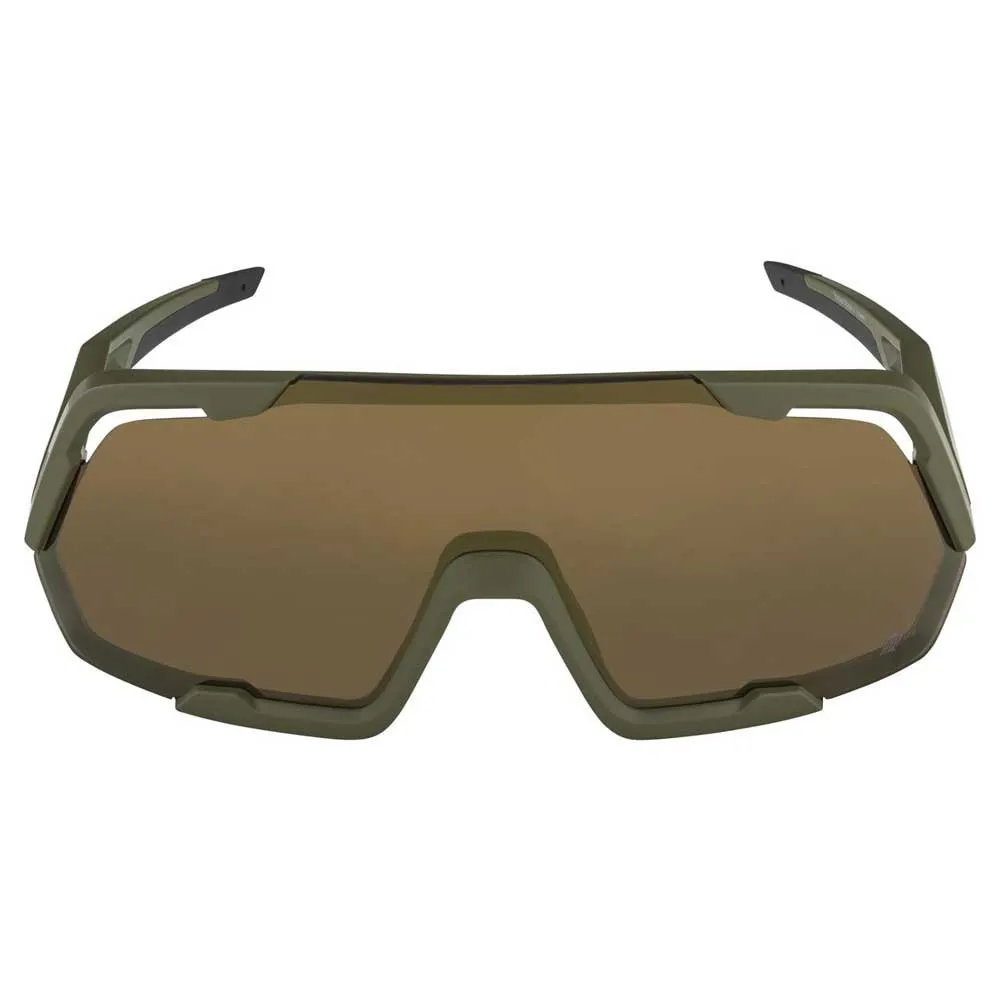 Alpina Rocket Q-lite Solbriller, Olive matt, Bronce Mirror/CAT3