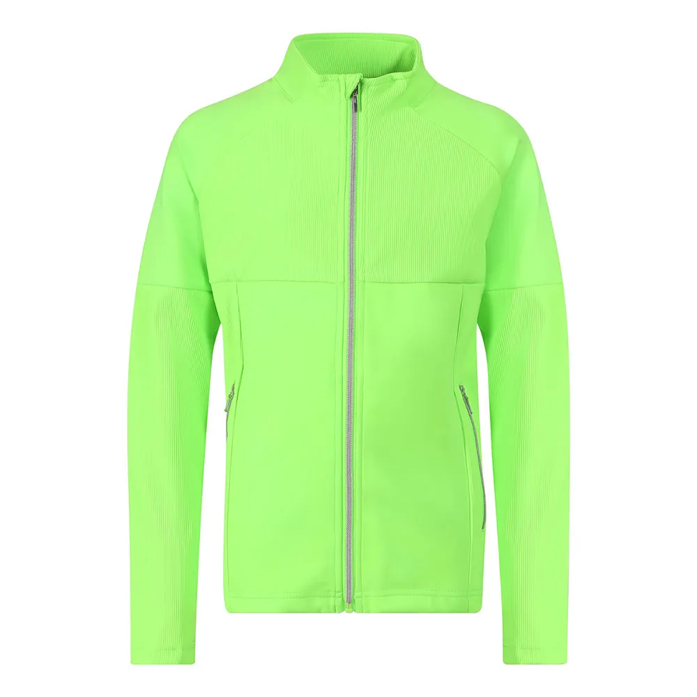 Alpine Pro Dozero Genser Med Hel Glidelås, Neon green gecko, 128-134cm Alpine Pro Dozero Genser Med Hel Glidelås, Neon green gecko, 128-134cm