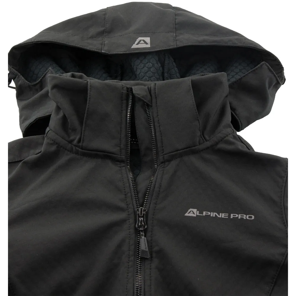 Alpine Pro Geshera Softshelljakke, Black