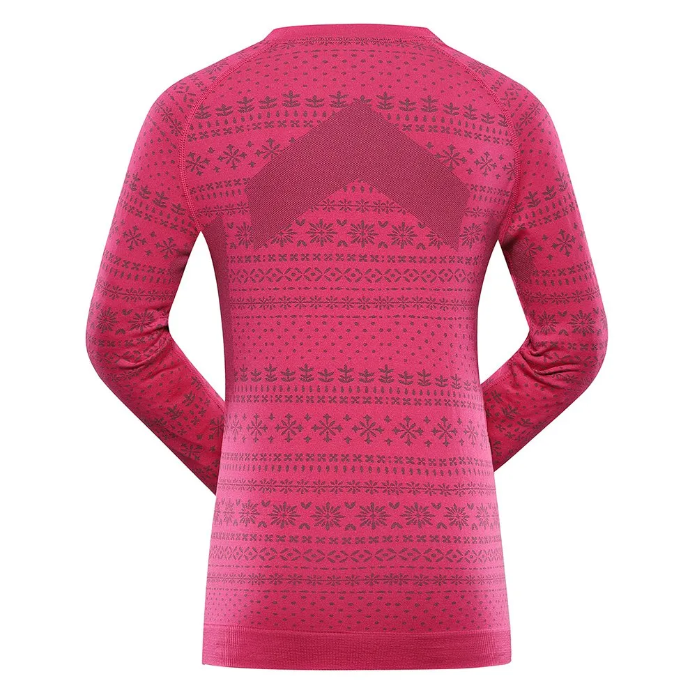 Alpine Pro Kunb038 Langarmet Baselag, Pink, L Alpine Pro Kunb038 Langarmet Baselag, Pink, L