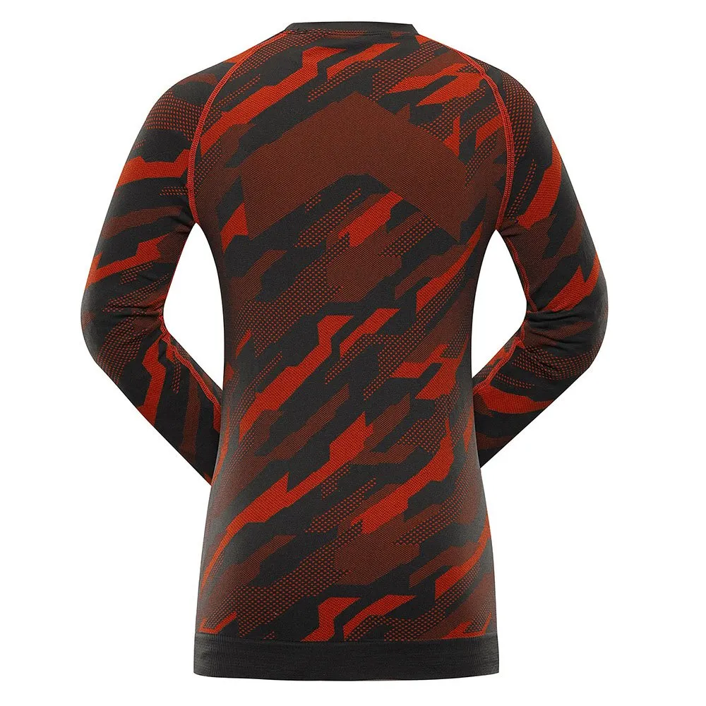 Alpine Pro Padono Langarmet Baselag, Orange, S Alpine Pro Padono Langarmet Baselag, Orange, S