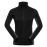 Alpine Pro Vorna Fleecejakke Med Full Glidelås, Black / dark true gray