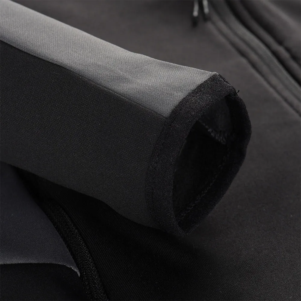 Alpine Pro Vorna Fleecejakke Med Full Glidelås, Black / dark true gray