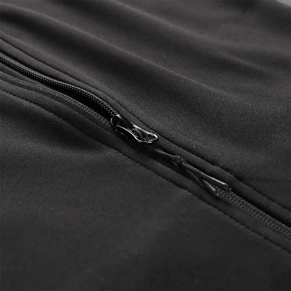 Alpine Pro Vorna Fleecejakke Med Full Glidelås, Black / dark true gray
