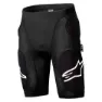 Alpinestars A-impact Plasma Beskyttelsesshorts, Black / white