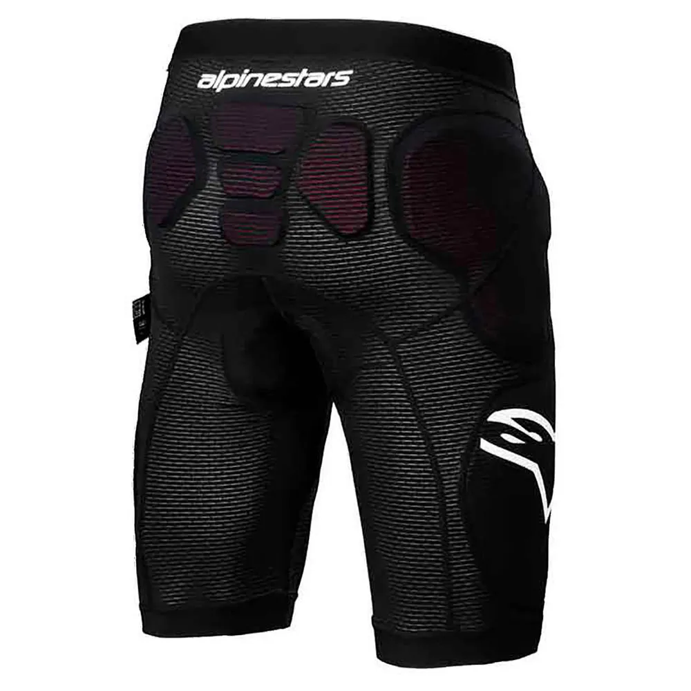 Alpinestars A-impact Plasma Beskyttelsesshorts, Black / white Alpinestars A-impact Plasma Beskyttelsesshorts, Black / white