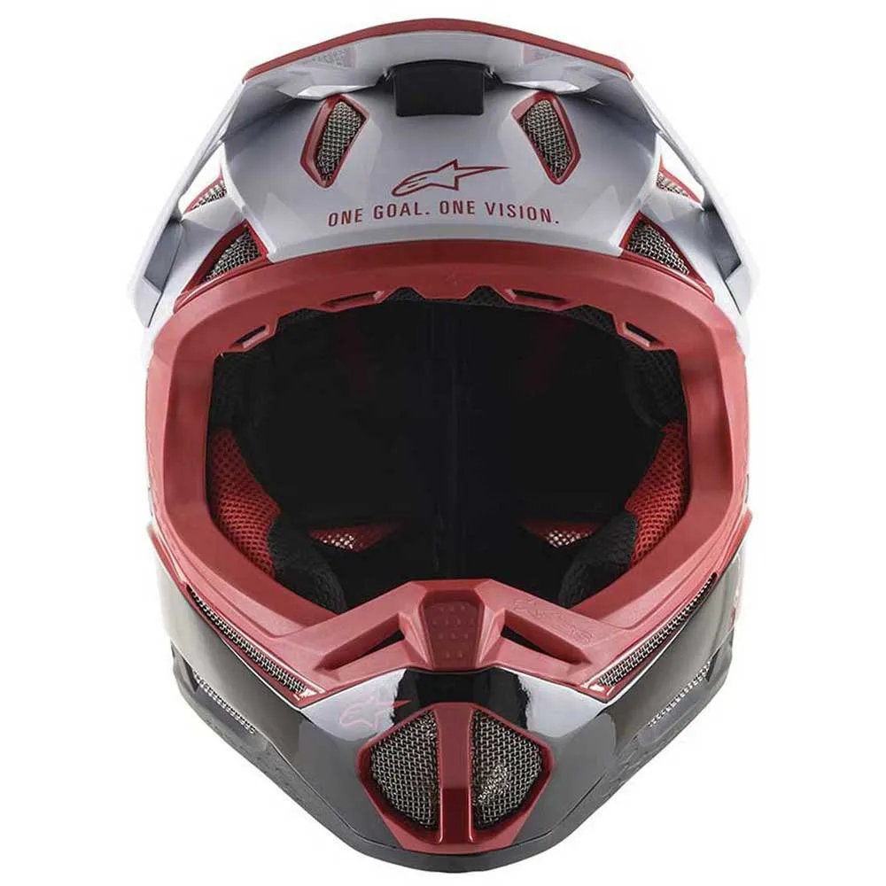 Alpinestars Missile Pro Nedoverbakke Hjelm, Red / white Alpinestars Missile Pro Nedoverbakke Hjelm, Red / white