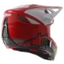 Alpinestars Missile Pro Nedoverbakke Hjelm, Red / white