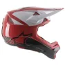 Alpinestars Missile Pro Nedoverbakke Hjelm, Red / white