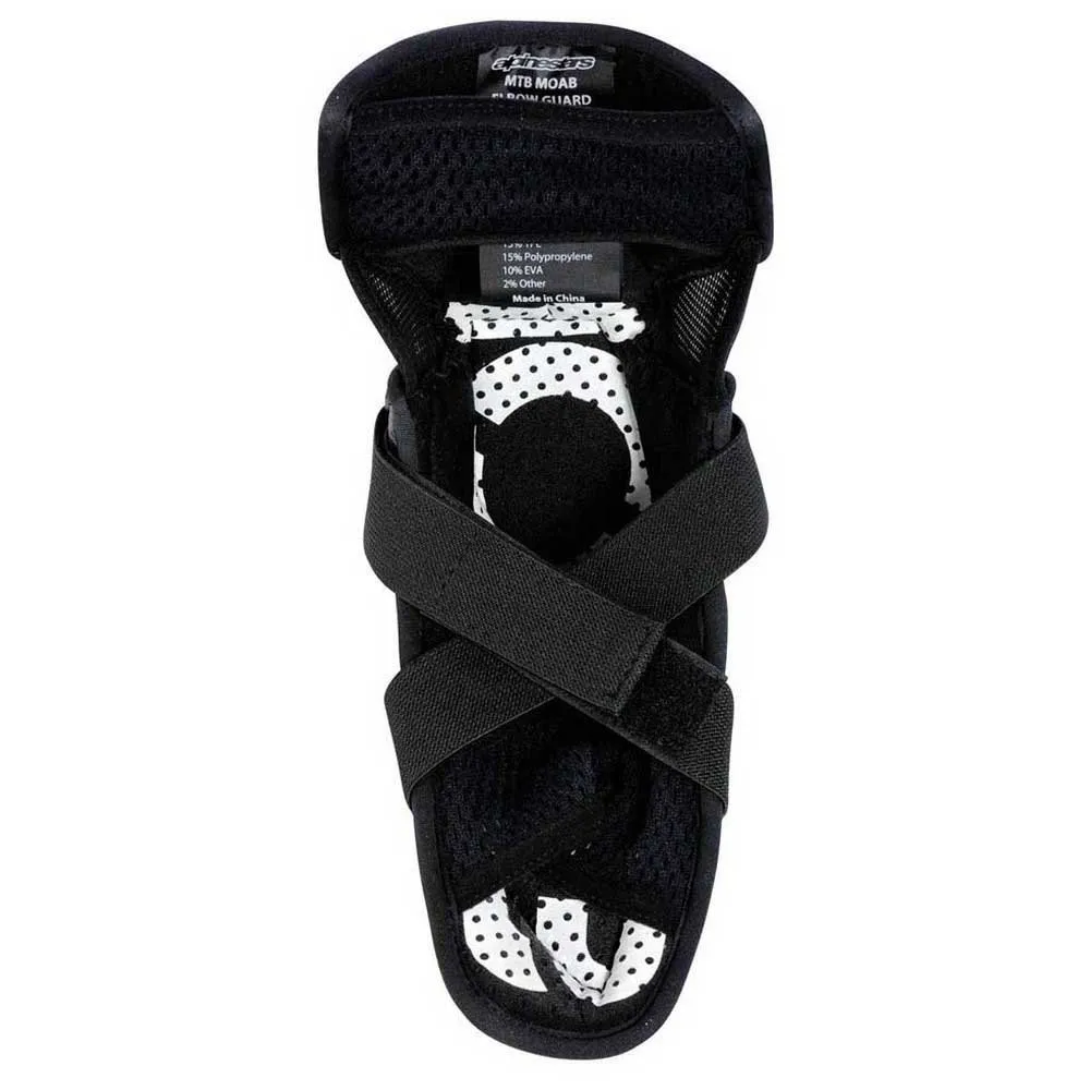 Alpinestars Moab Albuebeskyttere, Black / white