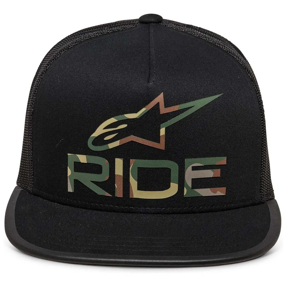 Alpinestars Ride 4.0 Camo Truckerlue, Black
