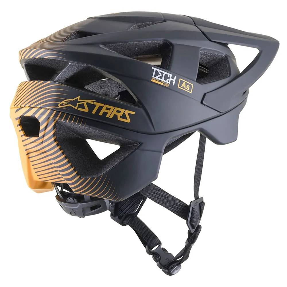 Alpinestars Vector Pro A2 Mtb-hjelm, Ebony / matte tangerine