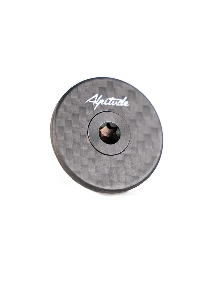 Alpitude Manghen Carbon Top Cap, Black