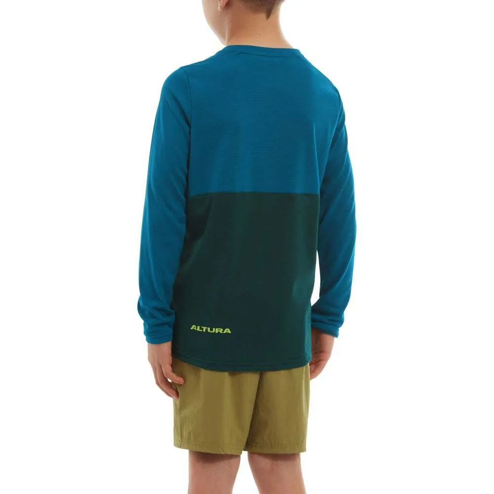 ALTURA Spark Lightweight Langarmet Enduro-sykkeltrøye, Blue / teal