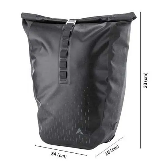 ALTURA Thunderstorm City Sykkelveske, Black, One Size