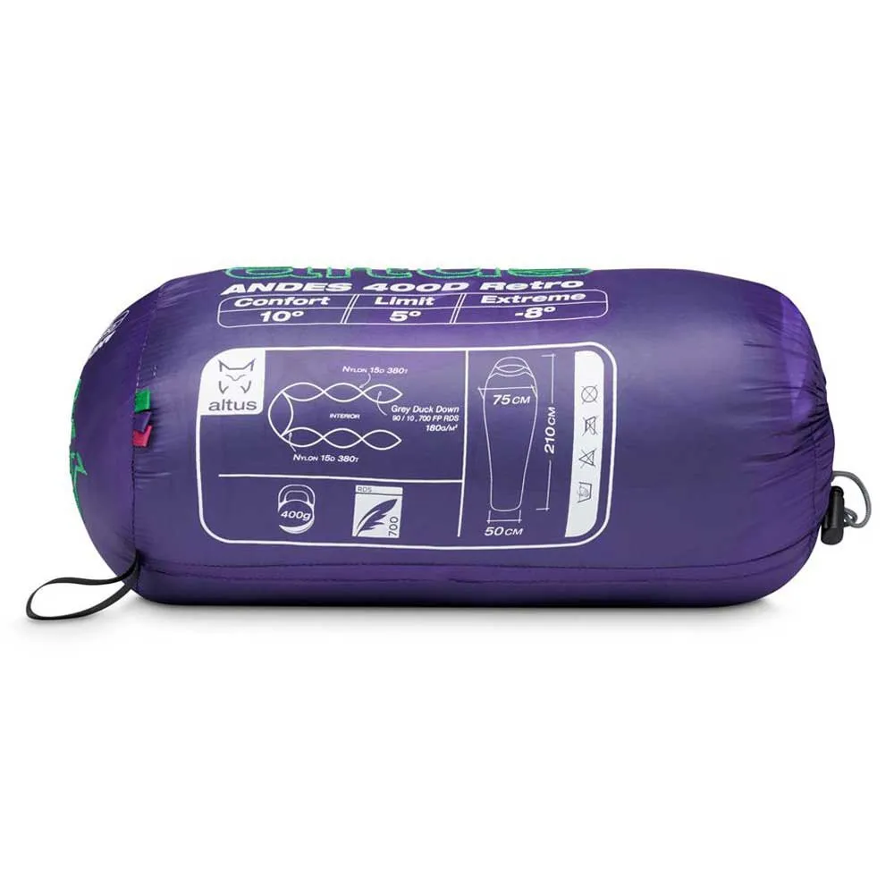 Altus Andes 400 Z80 Sovepose, Purple, Left Zipper