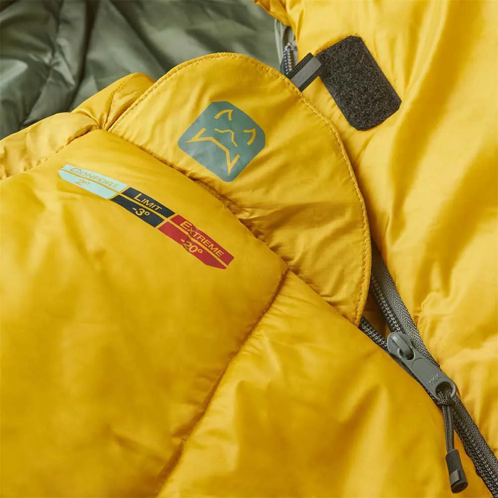 Altus Tibet 1100 H30 Sovepose, Mustard, Left Zipper Altus Tibet 1100 H30 Sovepose, Mustard, Left Zipper