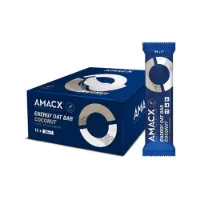 Amacx Energibar Boks Kokosnøtt Havre 50g 12 Enheter