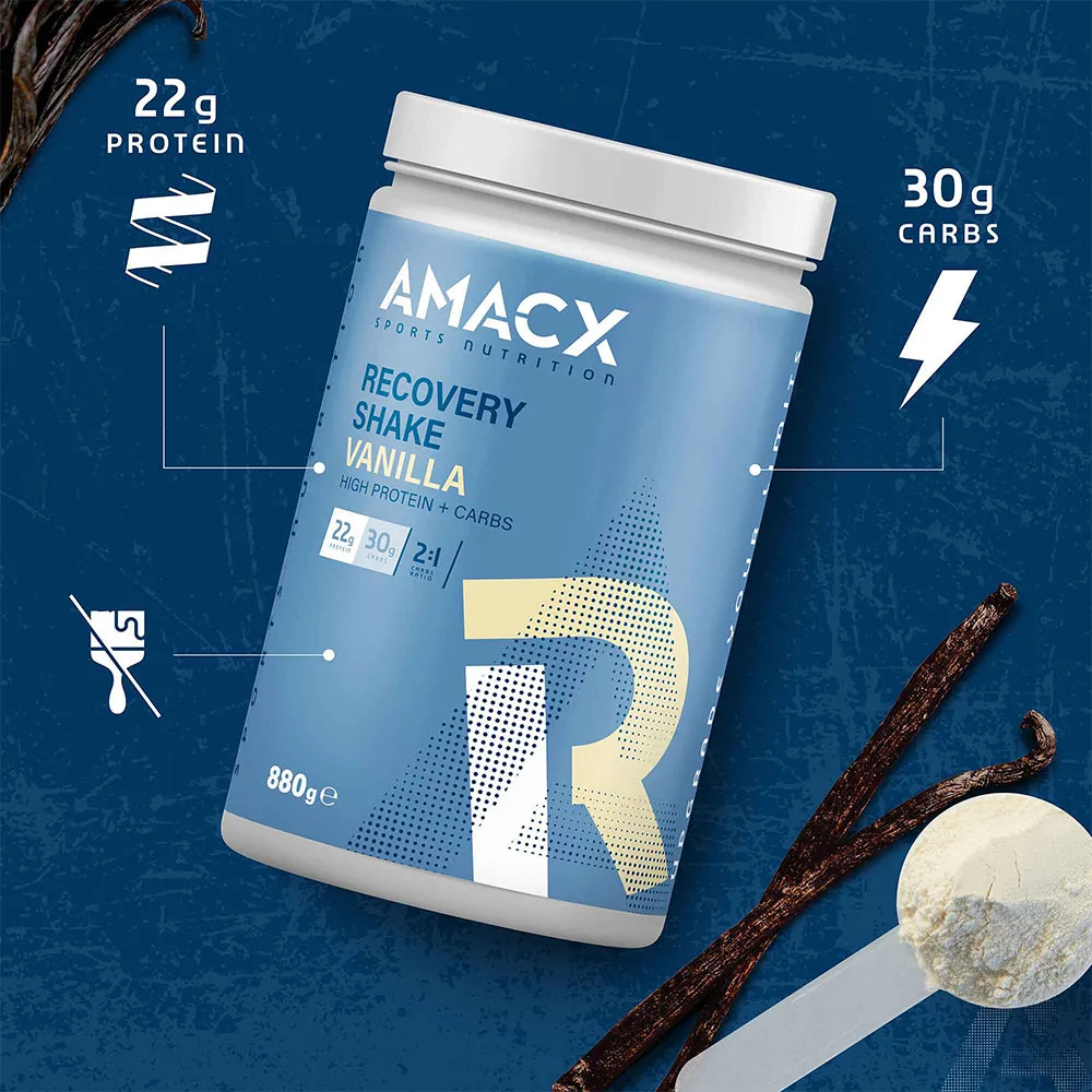 Amacx Energidrikkpulver For Restitusjon Vanilje 800g, Blue, One Size Amacx Energidrikkpulver For Restitusjon Vanilje 800g, Blue, One Size