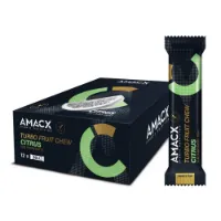 Amacx Eske Med Turbo Fruit Chew Energibarer Sitrus 40g 12 Enheter