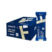 Amacx Fast Vanilla Enheter For Esker Med Energibarer 12 Enheter Amacx Fast Vanilla Enheter For Esker Med Energibarer 12 Enheter
