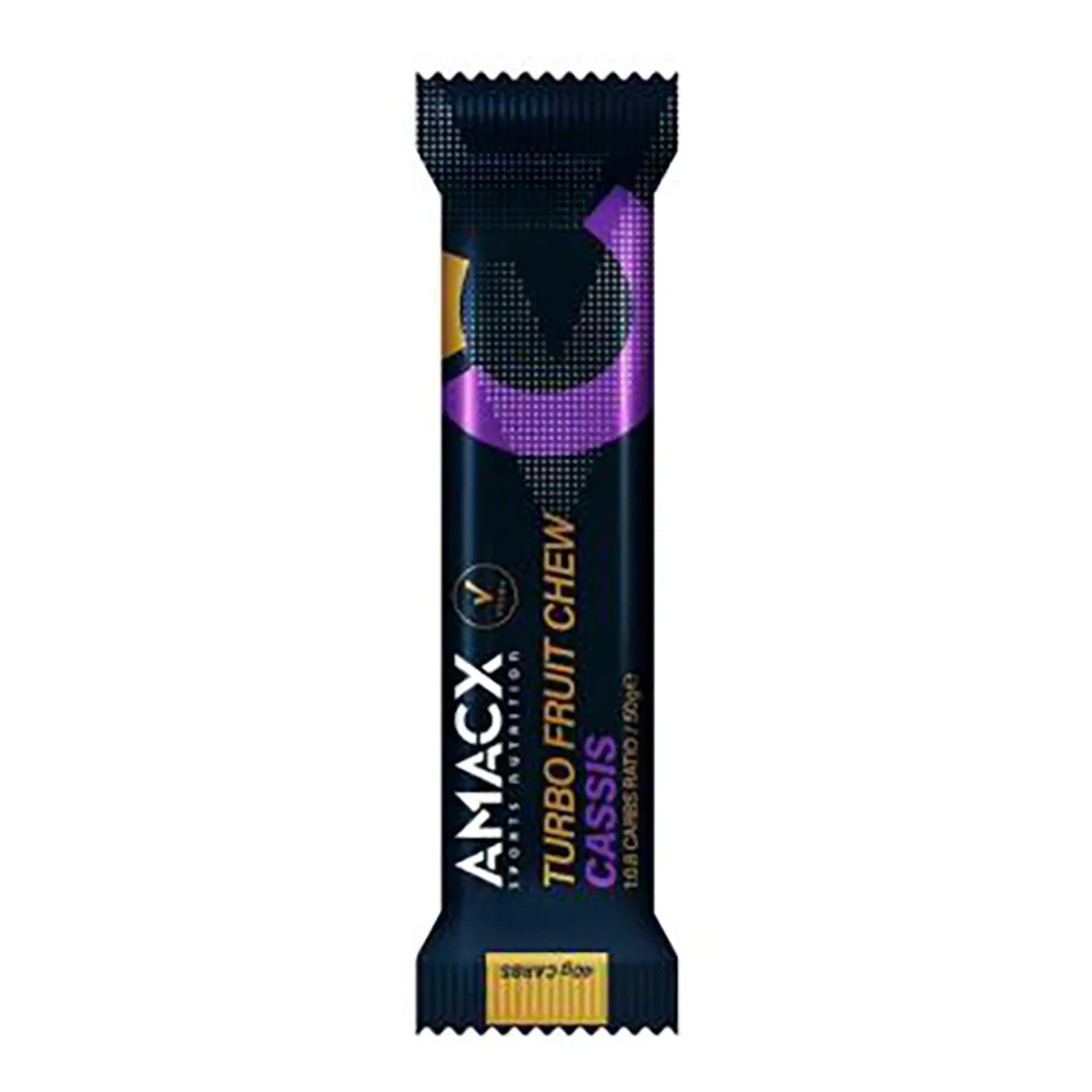 Amacx Trubo Fruit Seig Energibar Solbær 50g, Multicolor, One Size