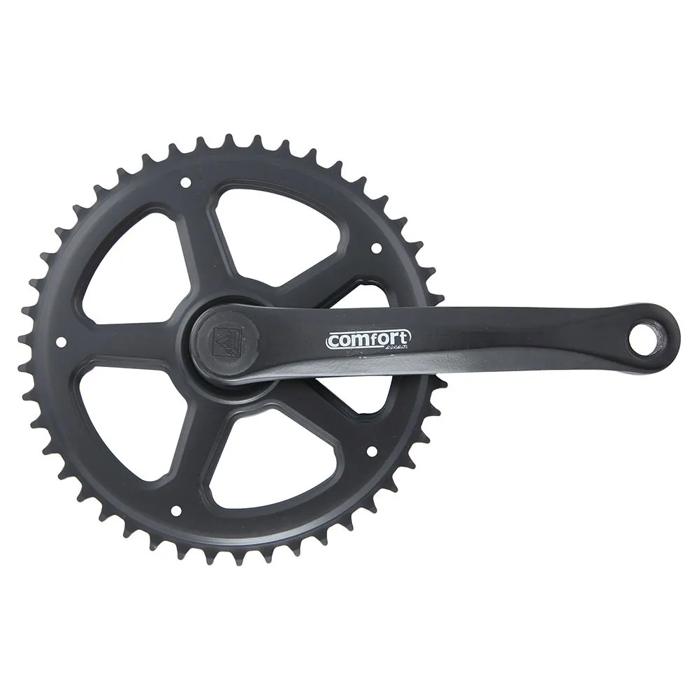 AMAR Singlespeed Kranksett, Black, 170mm, 46t