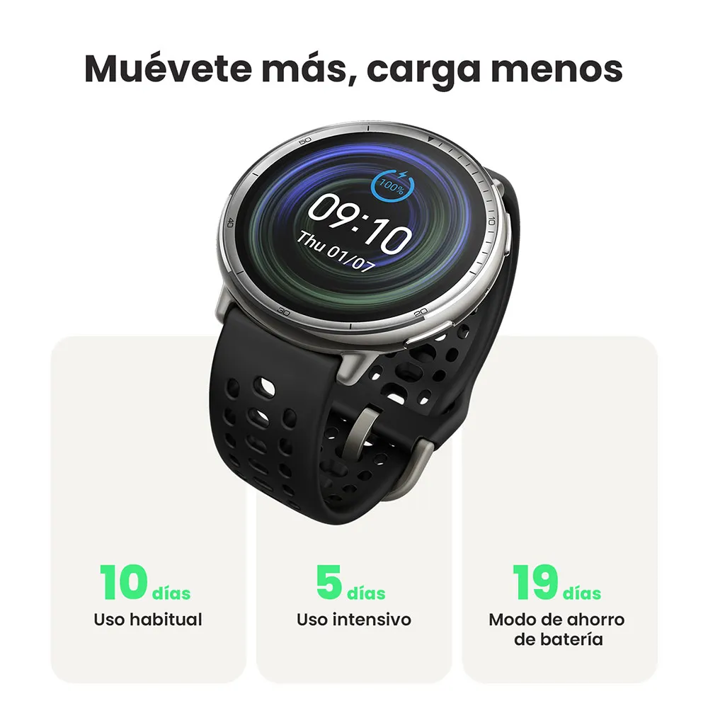 Amazfit Active 2 Smartklokke Refurbished, Black