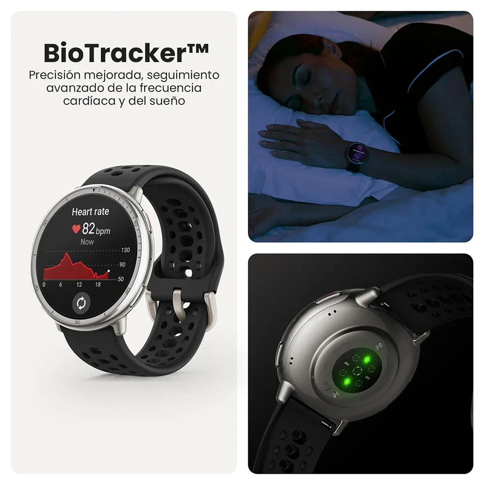 Amazfit Active 2 Smartklokke Refurbished, Black