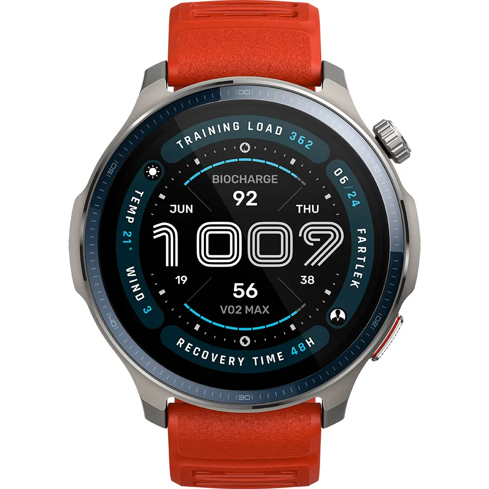 Amazfit Balance 2 Smartklokke, Black / red Amazfit Balance 2 Smartklokke, Black / red