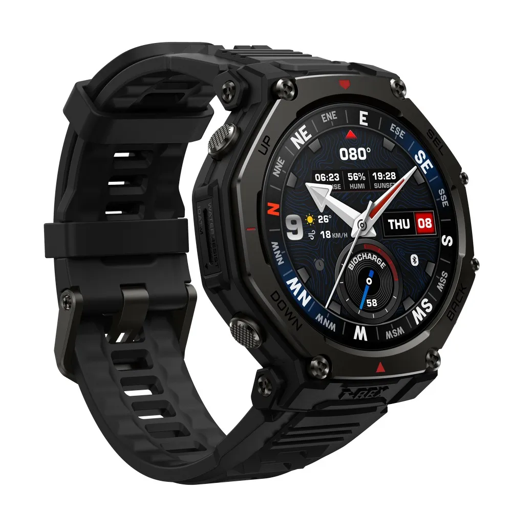 Amazfit T-rex 3 Pro Smartklokke, Black Amazfit T-rex 3 Pro Smartklokke, Black