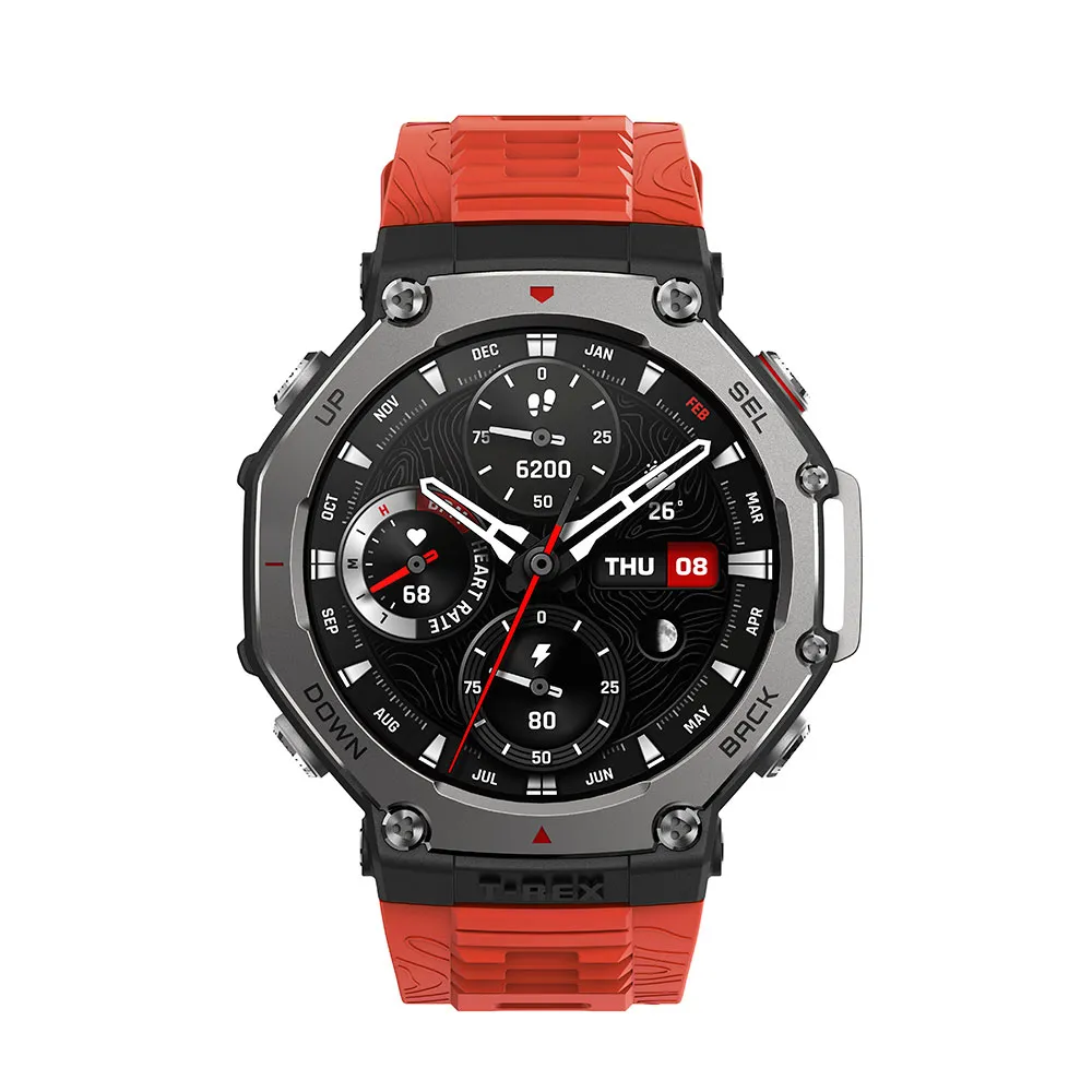 Amazfit T-rex 3 Smartklokke Refurbished, Lava