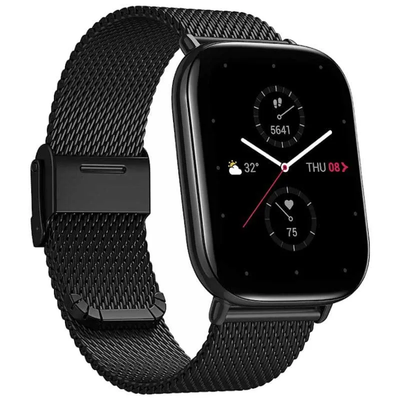 Amazfit Zepp E Square Metallic Smartklokke, Black