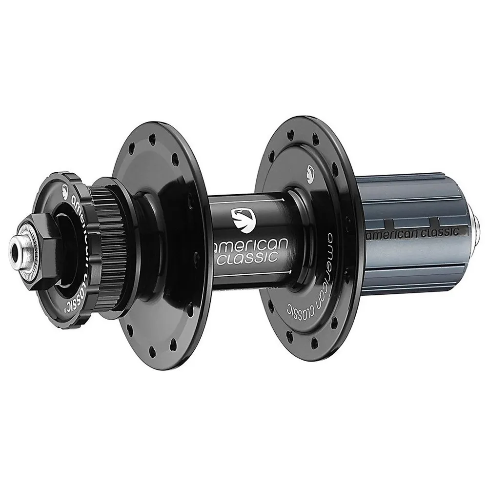 American Classic Carbon 40 Landeveishjulsett, Black / grey, 100 / 130mm, Shimano/Sram HG