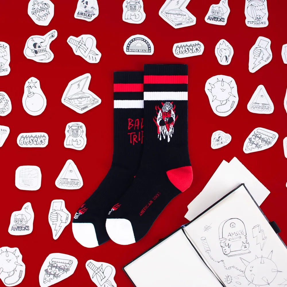 American Socks Bad Trip Lange Sokker, Black