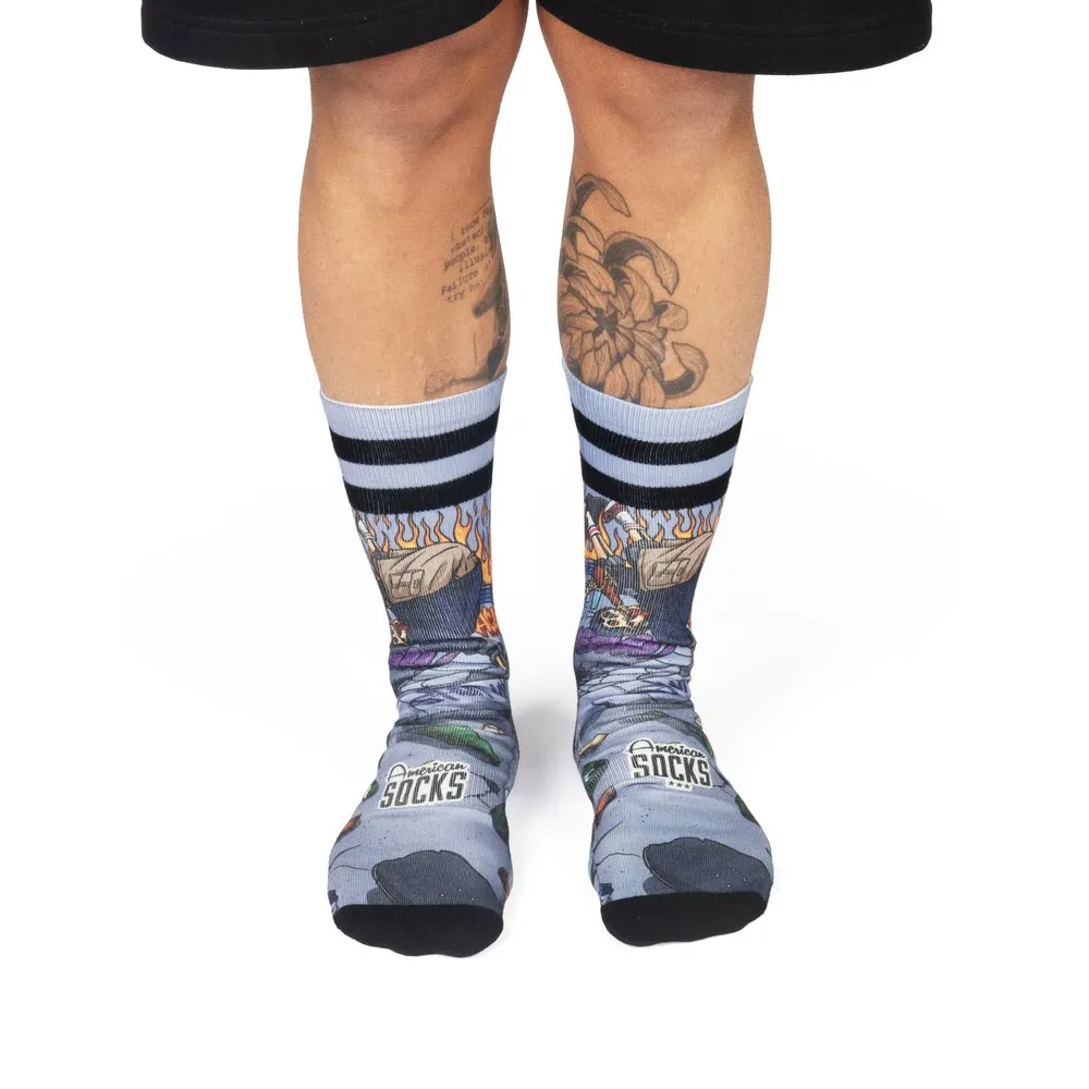 American Socks Thrashpals Lange Sokker, Grey