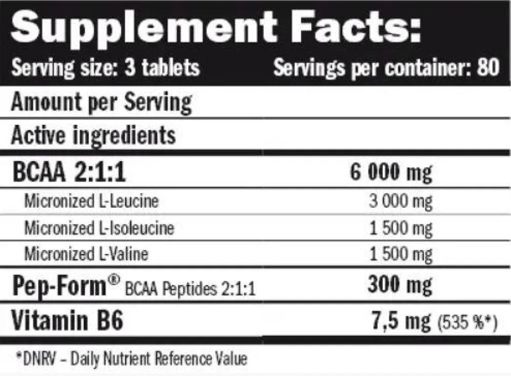 Amix Bcaa 2000 Kapsler 120 Enheter, Uncolor, One Size