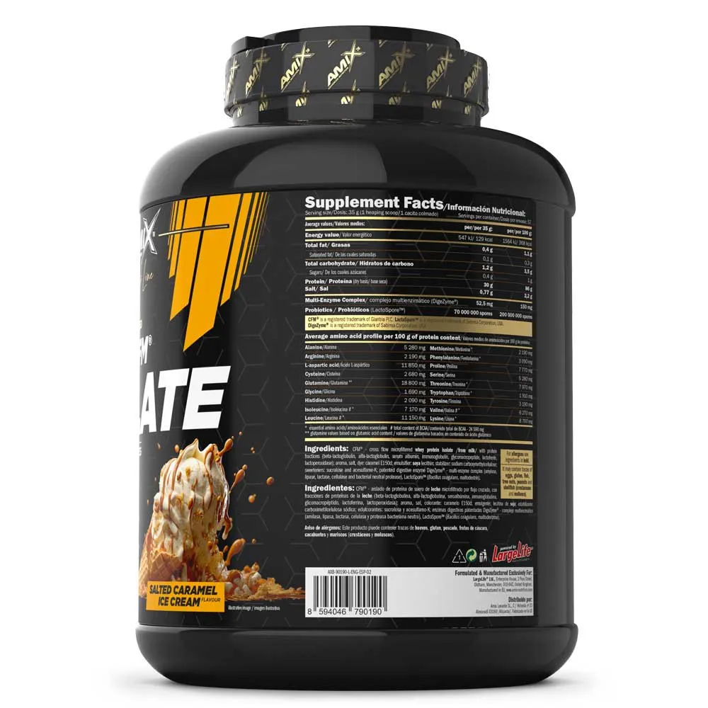 Amix Black Cfm Isolate Protein Saltet Karamell 2kg, One size