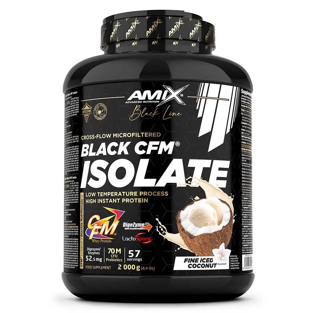 Amix Black Cfm Isolate Whey Kokosprotein 1kg, One size Amix Black Cfm Isolate Whey Kokosprotein 1kg, One size