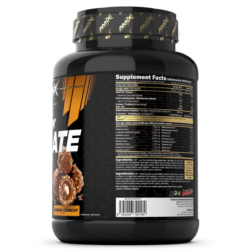 Amix Black Cfm Isolert Myseprotein Konfektskrunch 1kg, One size