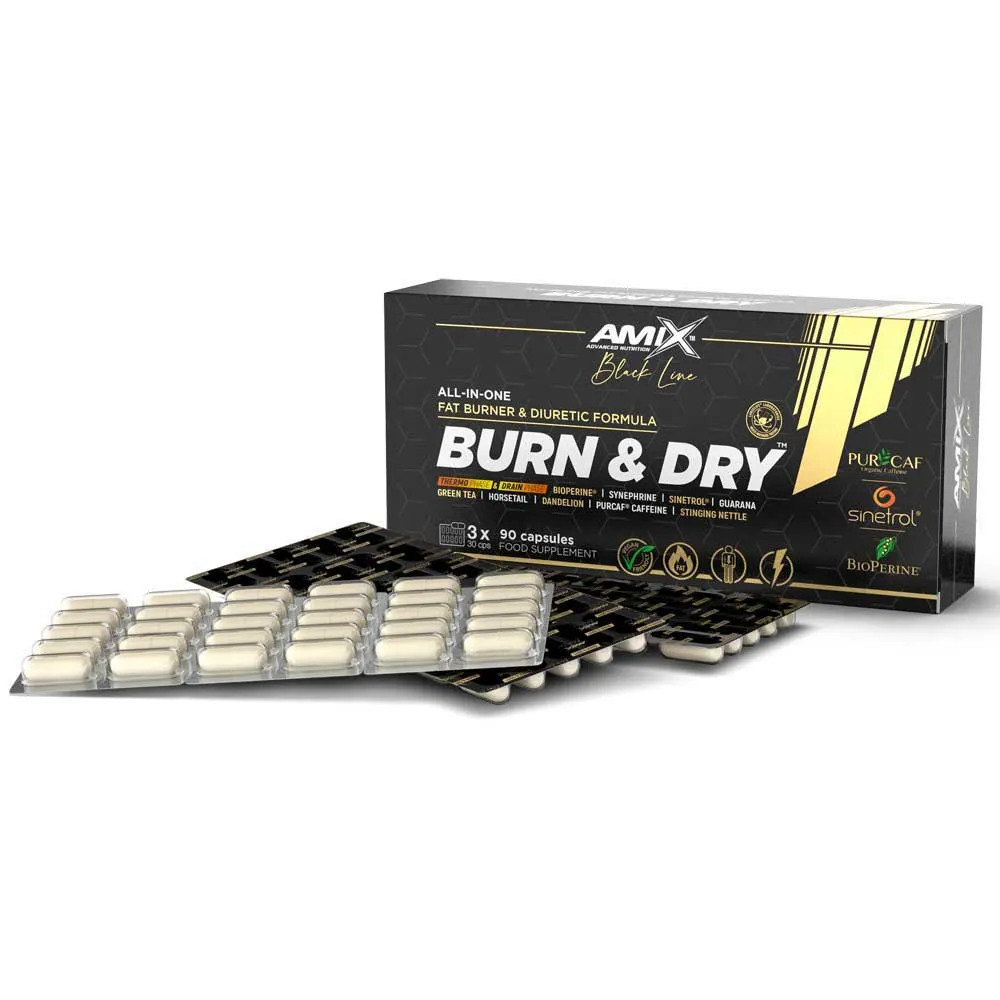 Amix Brun&dry Fettforbrenner 90 Enheter, One size