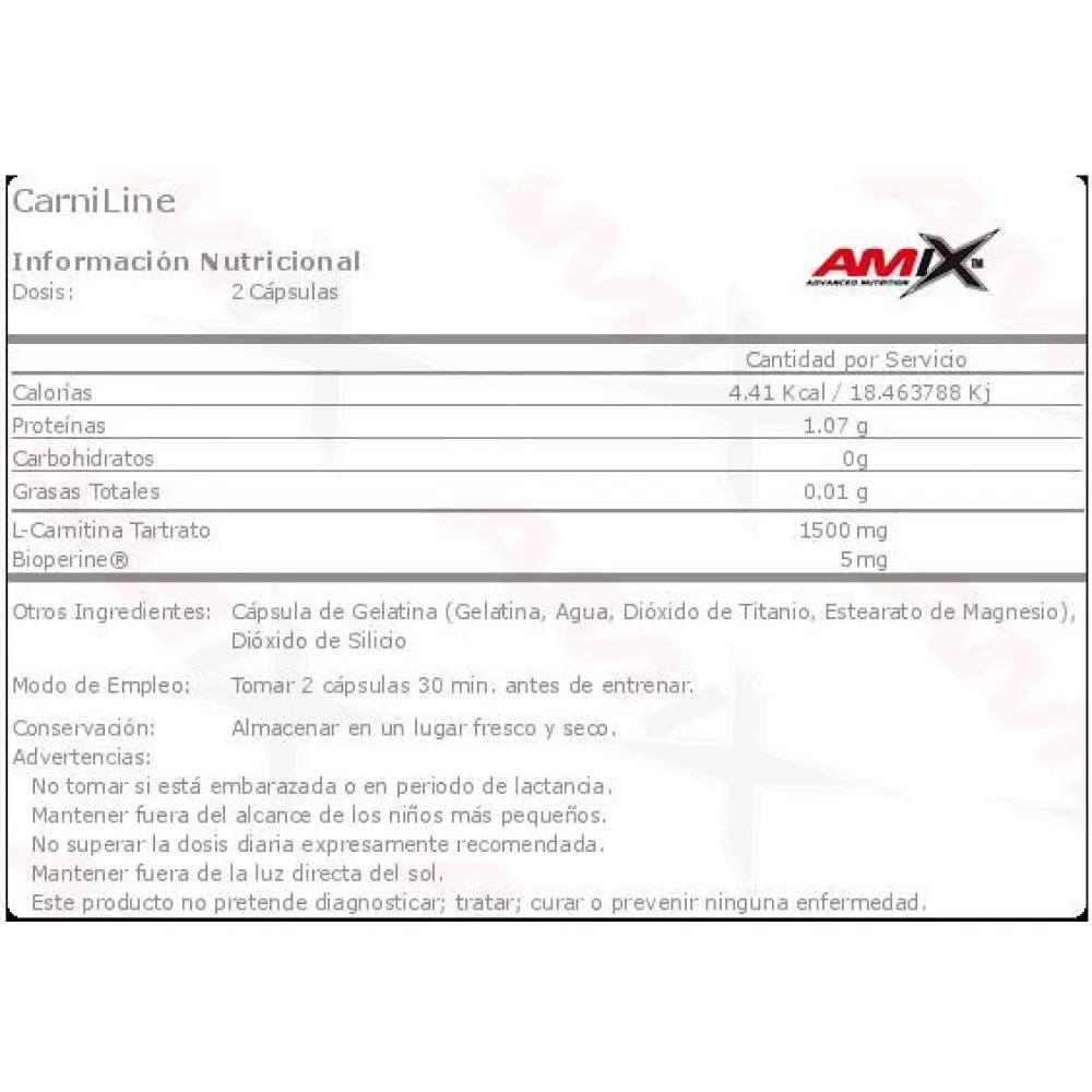 Amix Carniline Kapsler 90 Enheter, Uncolor, One Size