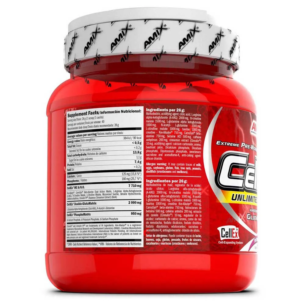 Amix Cellex Unlimited Kosttilskudd 1.04kg, One size