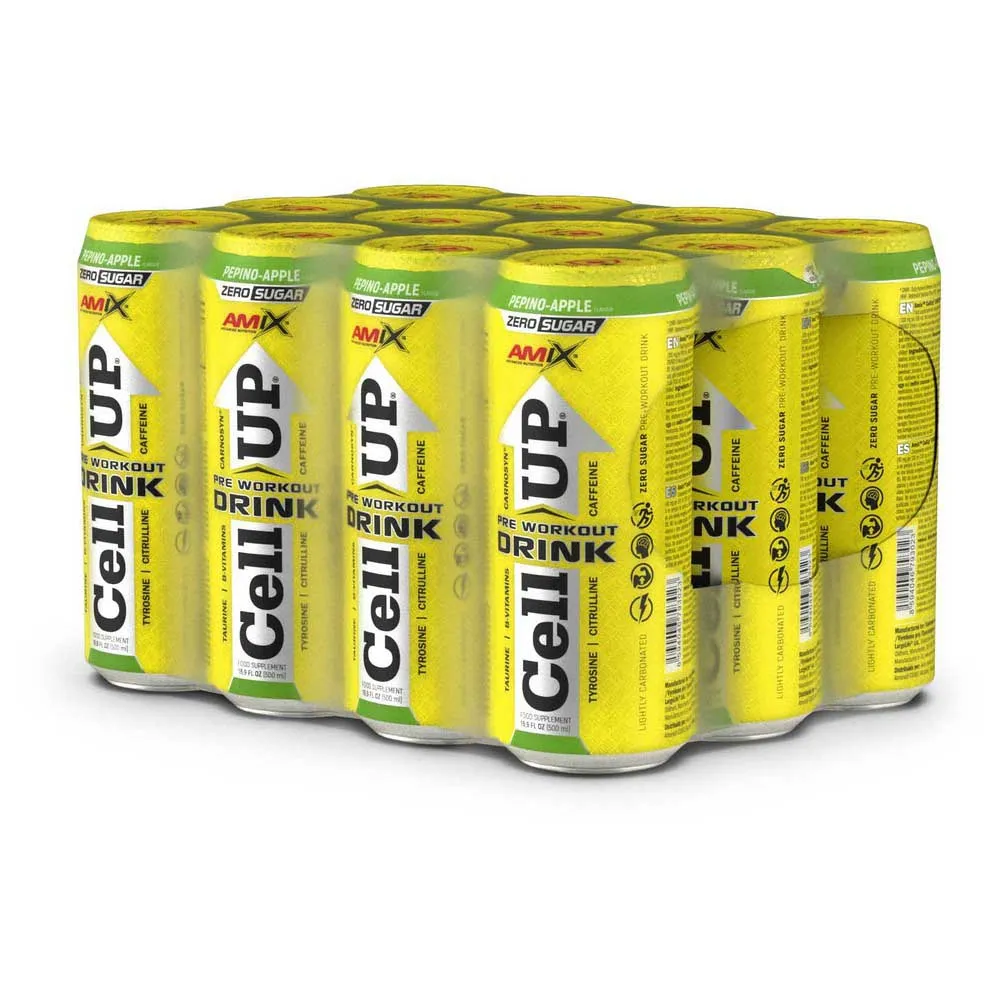 Amix Cellup® Functional Energidrikk Eple 12 Enheter, One size