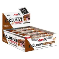 Amix Eksklusiv Eske Med Proteinbarer Hvit Sjokolade Kokosnøtt 40g 24 Enheter Amix Eksklusiv Eske Med Proteinbarer Hvit Sjokolade Kokosnøtt 40g 24 Enheter