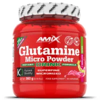Amix Glutamin Mikropulver Aminosyrer Melon Og Kiwi 360g