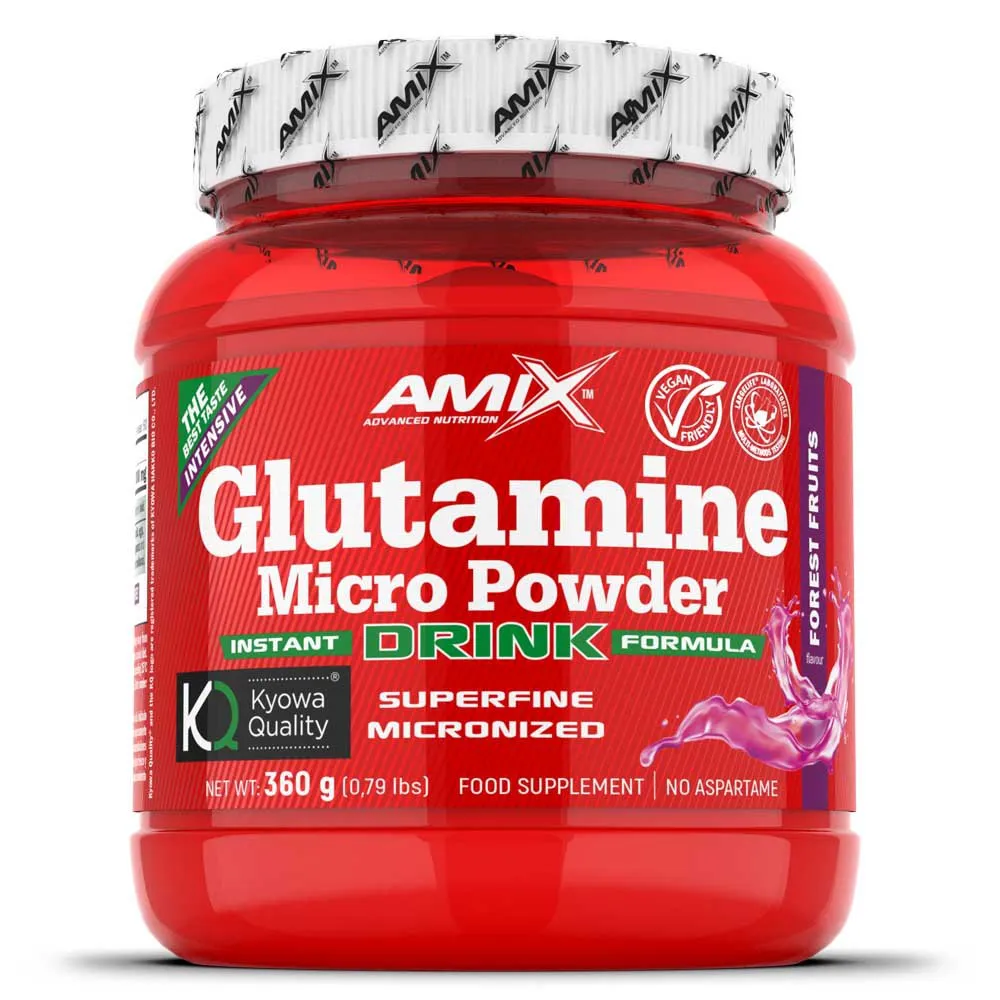Amix Glutamin Mikropulver Aminosyrer Ville Bær 360g, One size