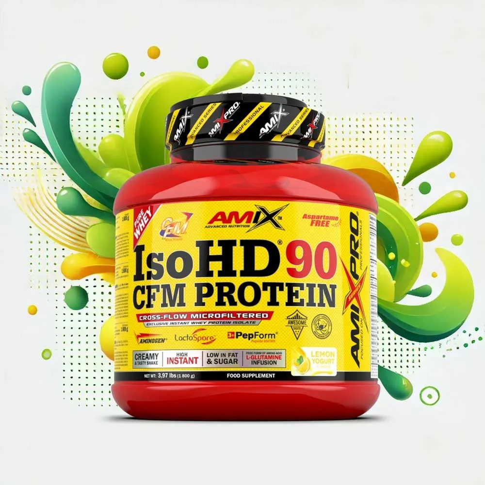 Amix Iso Hd 90 Cfm 1.8kg Protein Yoghurt Og Sitron, One size